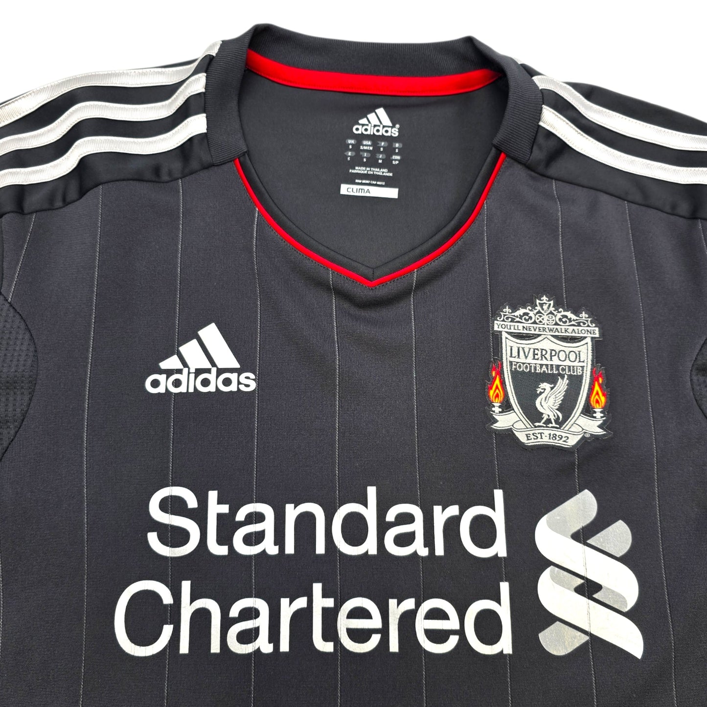 2011/12 Liverpool Away Football Shirt (S) Adidas #7 Suarez