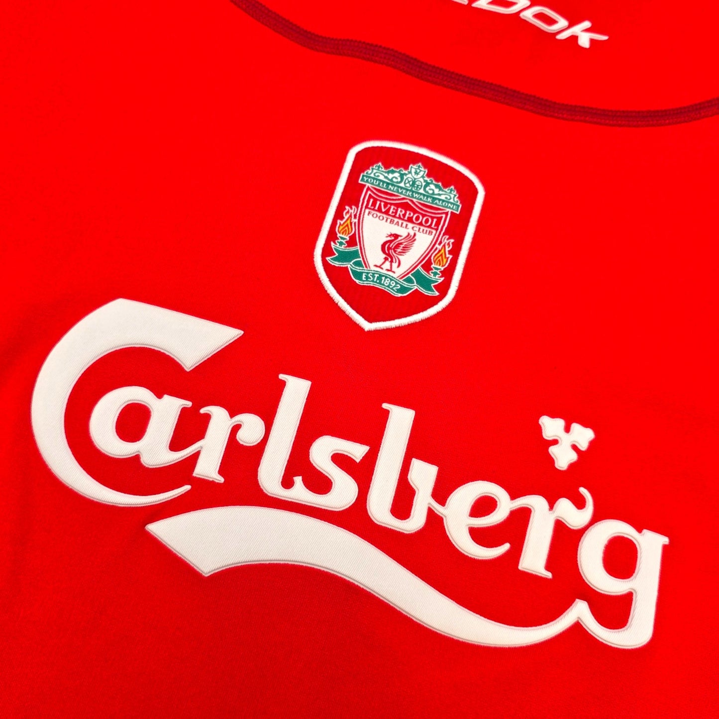 2002/04 Liverpool Home Football Shirt (2XL) Reebok #17 Gerrard