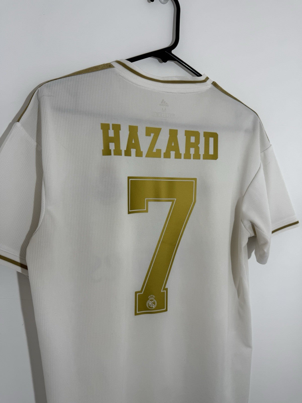 Real Madrid Hazard #7 2019/20 Medium Home Shirt Excellent Condition DW4433