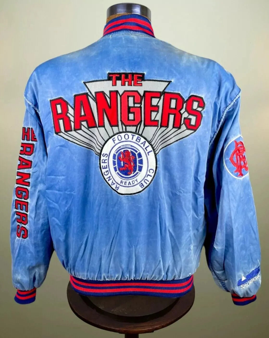 Store Top • Bomber • Glasgow Rangers • 1990 • Size S