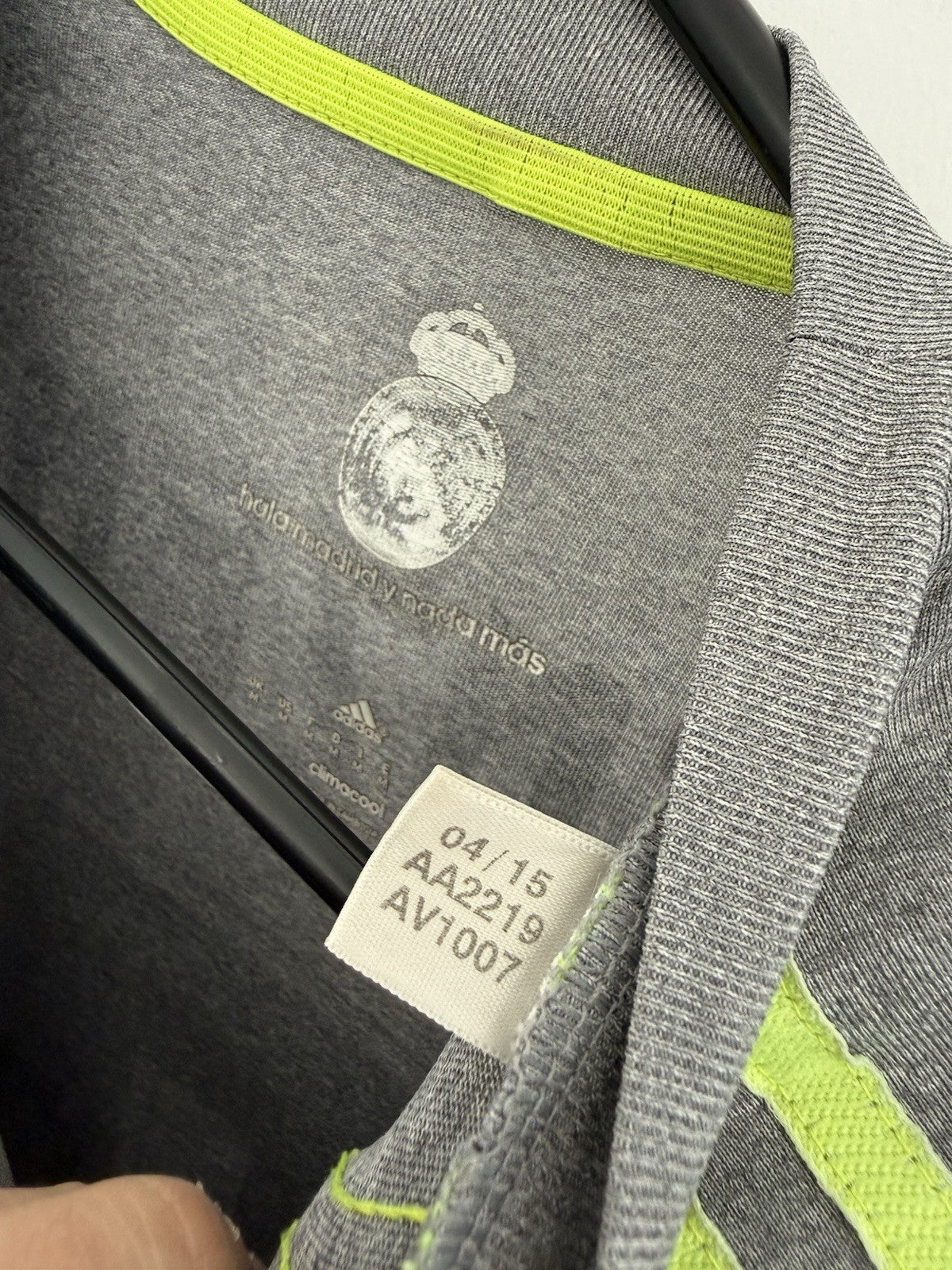 Real Madrid Benezma #9 2015/16 Medium Away Shirt Very Good Condition AA2219