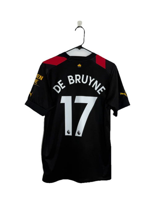 Man City De Bruyne #17 2022/23 Medium Away Shirt Excellent Condition 765722-02