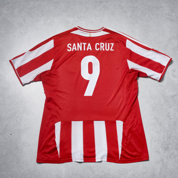 2010/11 Paraguay Home Shirt Adidas Santa Cruz (XL)