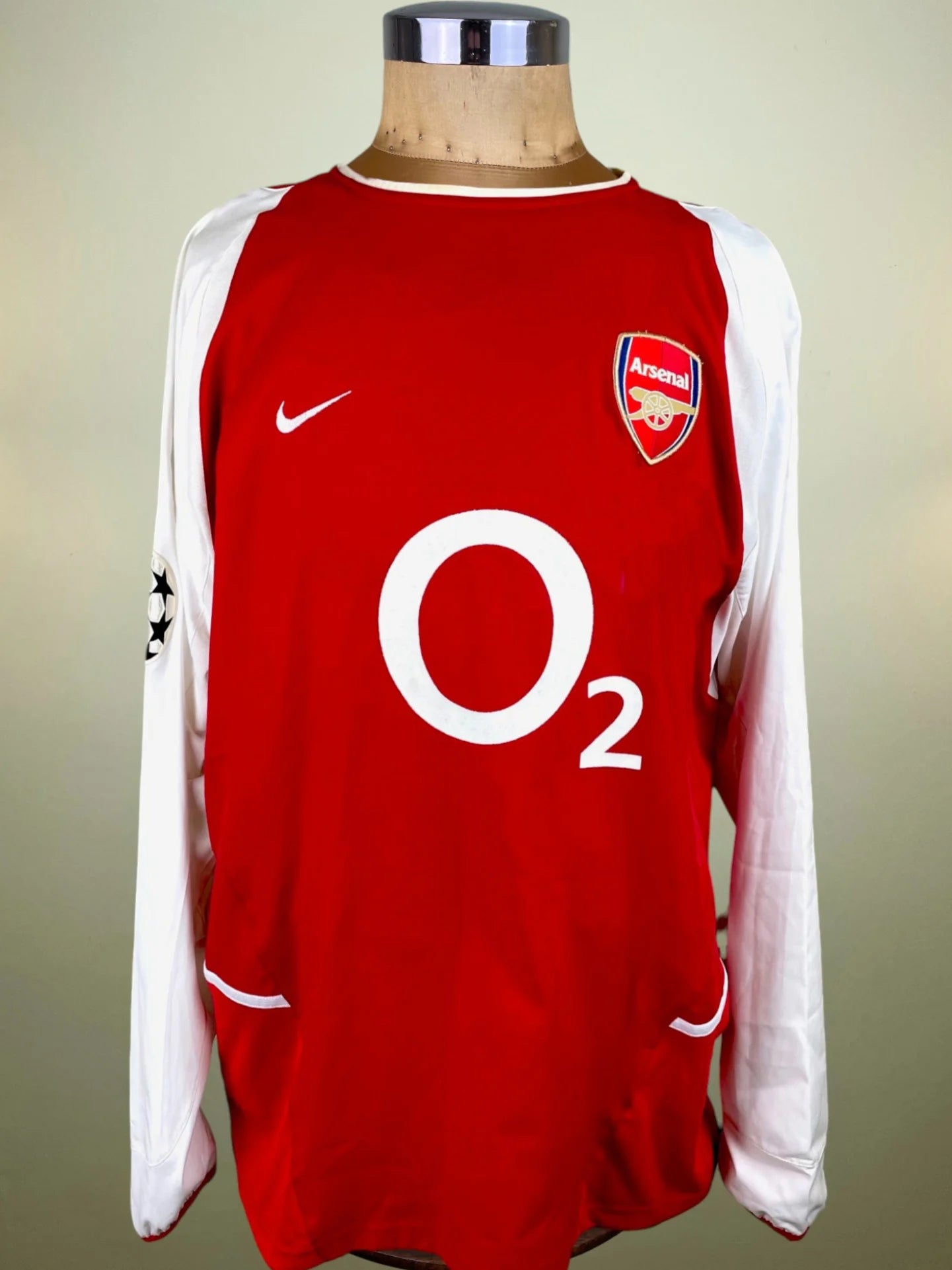 Match Shirt • Premier League Club • Arsenal • 2003 • Nike • Home • #14 • Thierry Henry • vs Ajax • Champions League