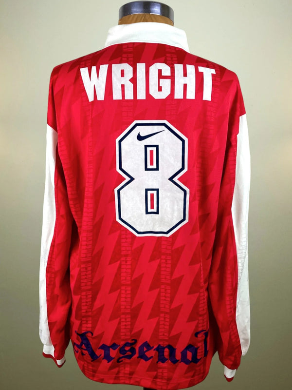 Test Product 2 Match Shirt • Premier League Club • Arsenal • 1994 • Nike • Home • #8 • Ian Wright • Match Worn