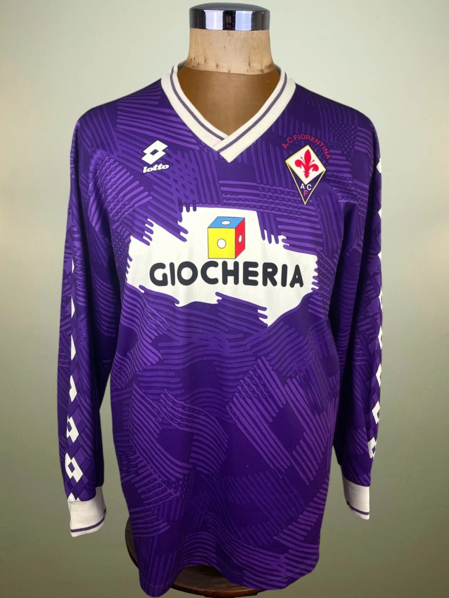 Player Issue Training • Fiorentina • 1991 • Lotto Top • Size XL
