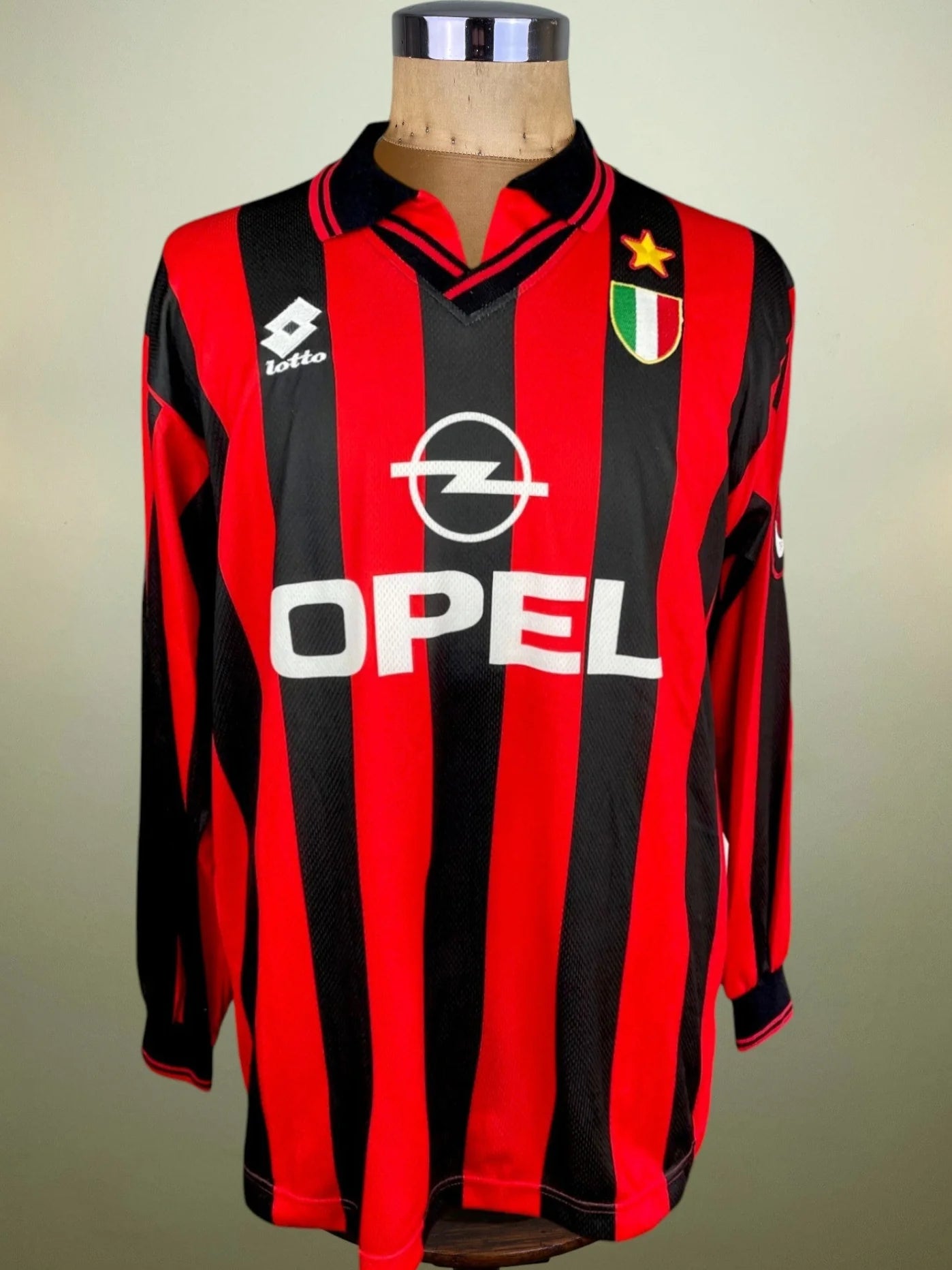 Store Shirt • AC Milan • 1996 • Lotto • Home • Size L • BNWT