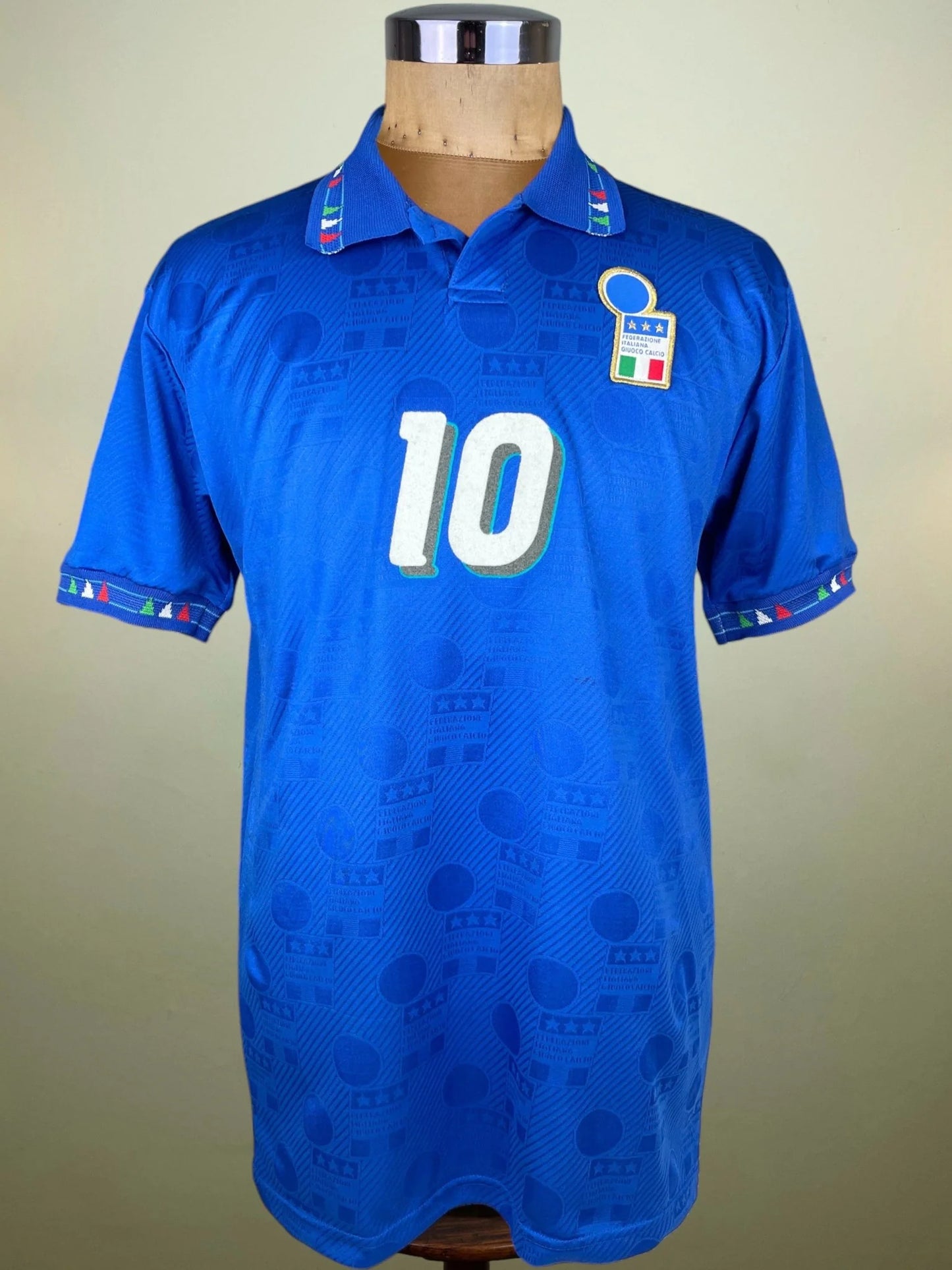 Match Shirt • National • Italia • 1994 • Diadora • Home • #10 • WC 94 • Roberto Baggio