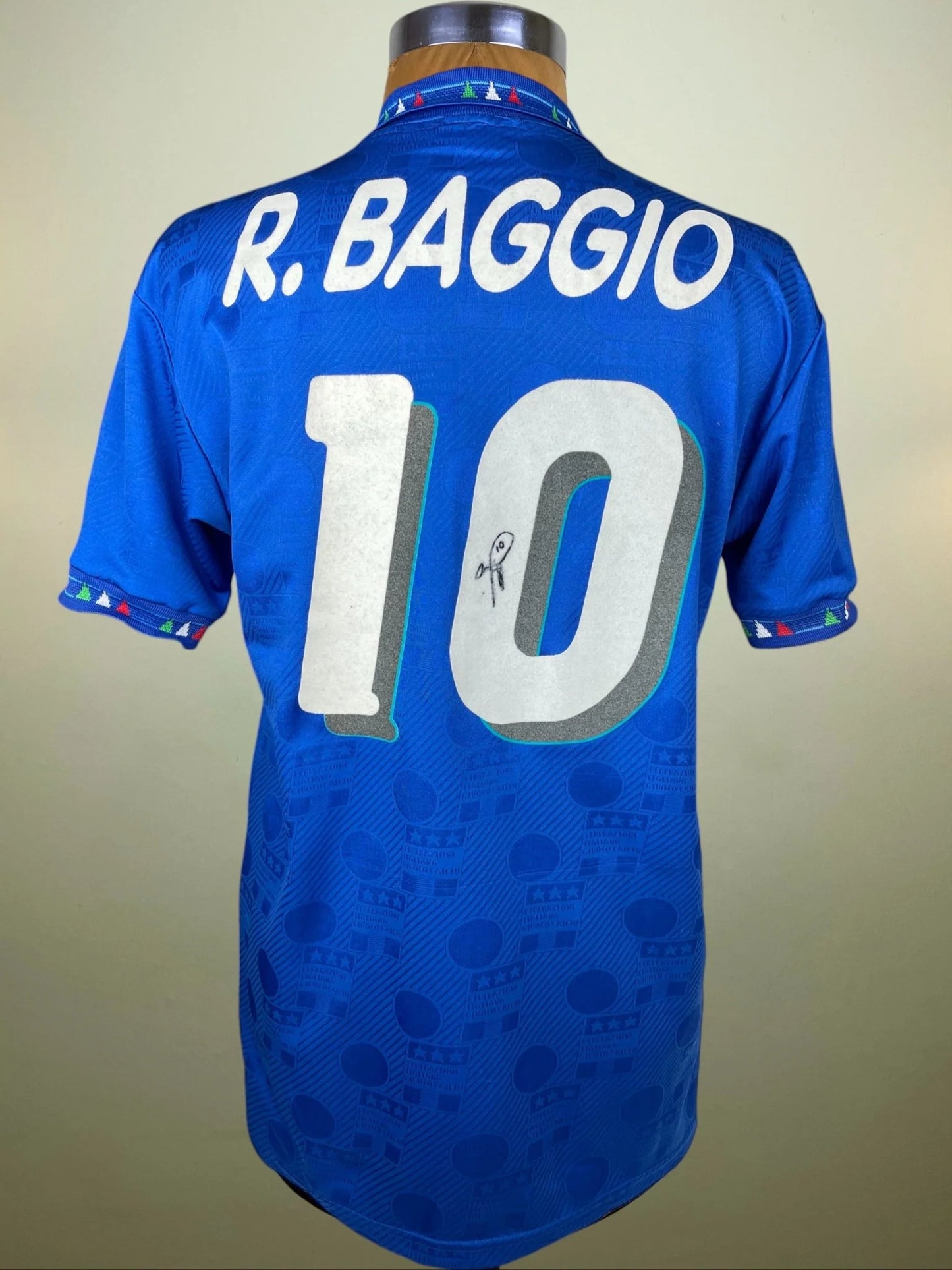 Match Shirt • National • Italia • 1994 • Diadora • Home • #10 • WC 94 • Roberto Baggio