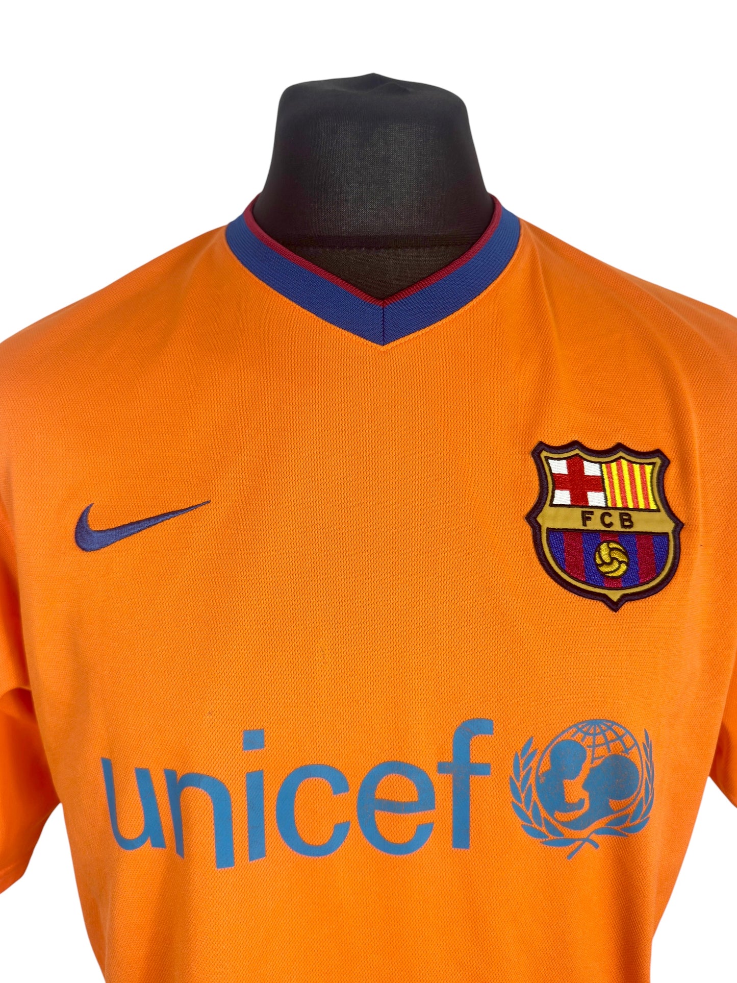 2006-08 Barcelona Basic Away - Size L - Messi 19