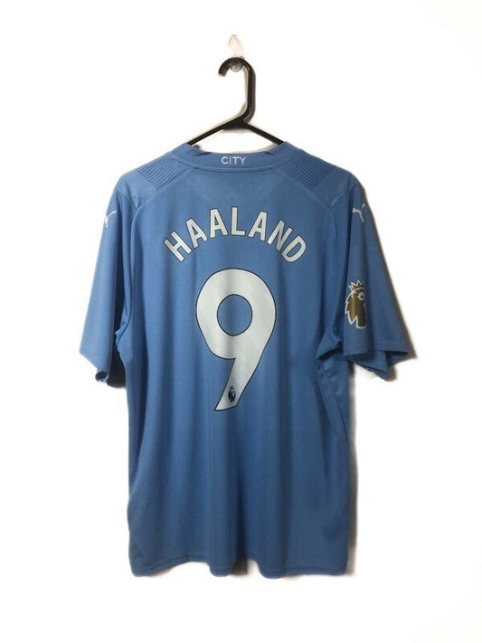 Manchester City Haaland #9 2023/24 XL Home Shirt Excellent Condition 770438-01