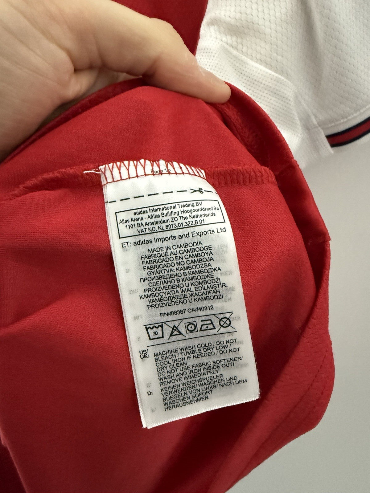 Arsenal Tierney #3 2019/20 Medium Home Shirt Adidas Excellent Condition EH5637
