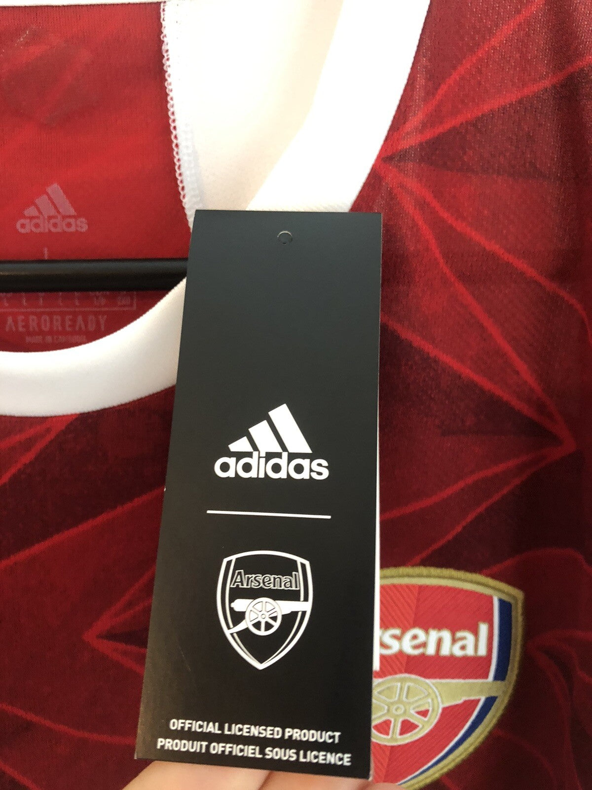 Arsenal Lacazette #9 2020/21 Large Home Shirt BNWT EH5817
