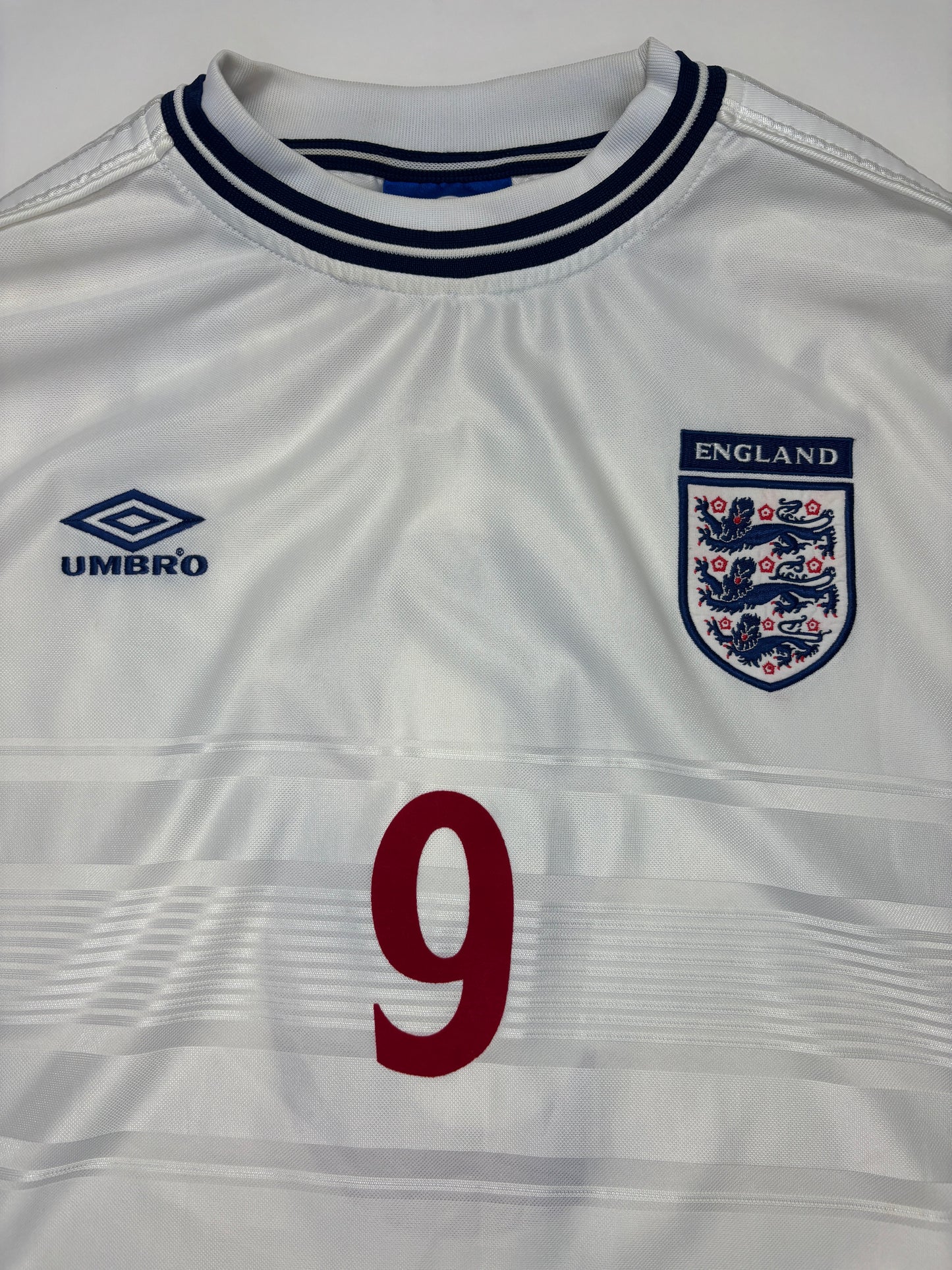 England Home Shirt 1999/01 (XL) Shearer 9