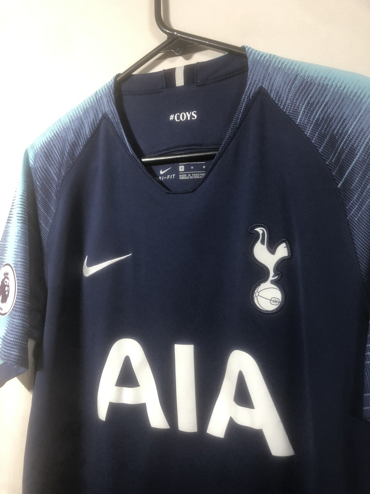 Tottenham Hotspur Son #7 2018/19 Medium Away Nike Excellent Condition 919004-430