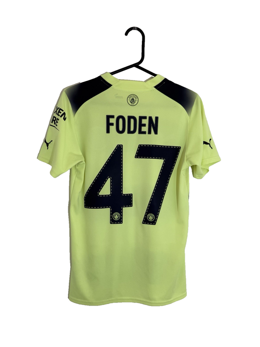 Manchester City Foden #47 2022/23 Small 3rd Shirt Excellent Condition 765734-03