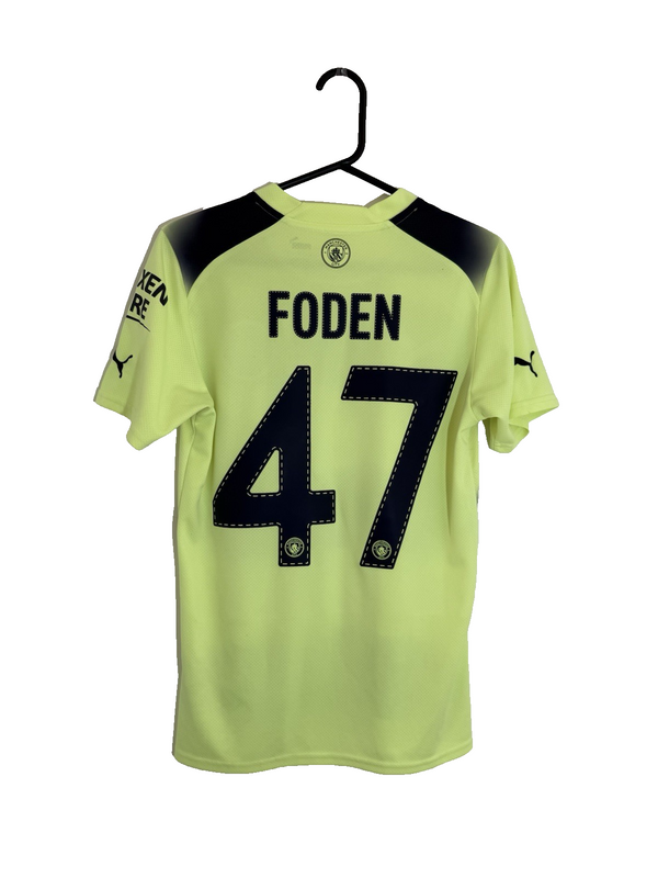 Manchester City Foden #47 2022/23 Small 3rd Shirt Excellent Condition 765734-03