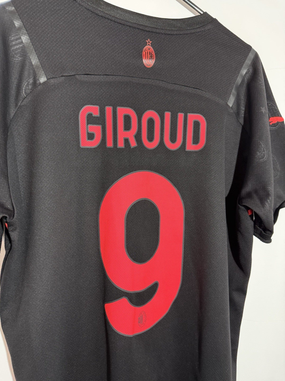AC Milan Giroud #9 2021/22 Large 3rd Shirt Puma Excellent Condition 759132-03