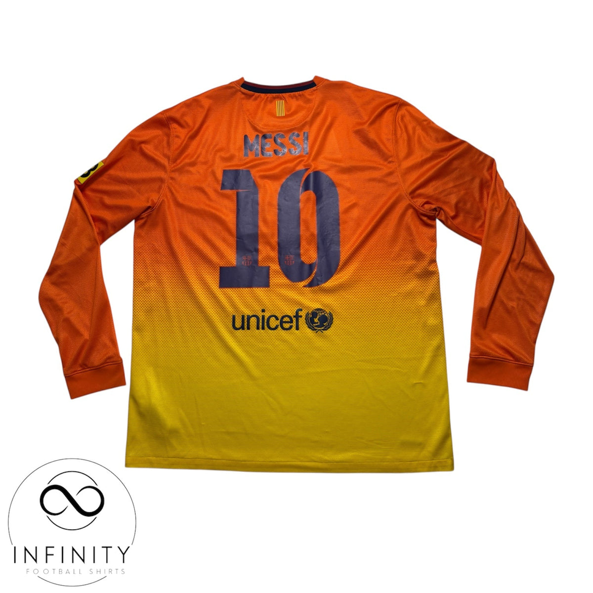 Barcelona Away Shirt 2012/13 LS (XL) Messi 10