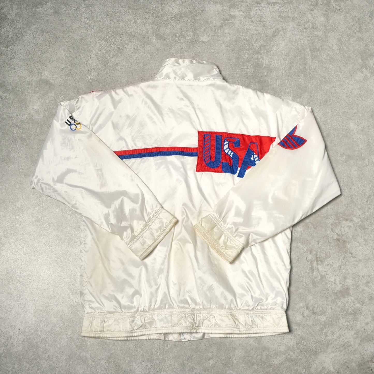1988 USA Seoul Olympics Training Track Jacket Adidas (M)