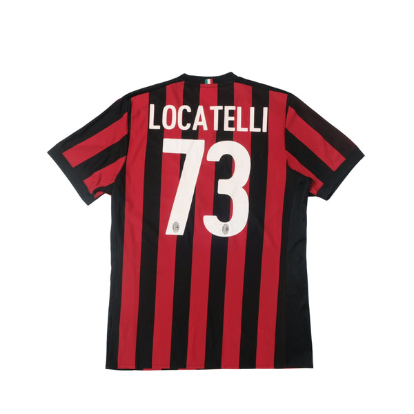 2017/18 AC Milan Home Shirt Adidas Locatelli (M)