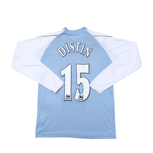 2006/07 Manchester City Home Shirt Reebok Distin (M)