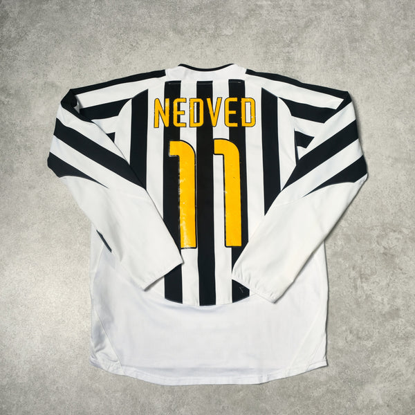 2003/04 Juventus Home Shirt Nike Nedved (L/XL)