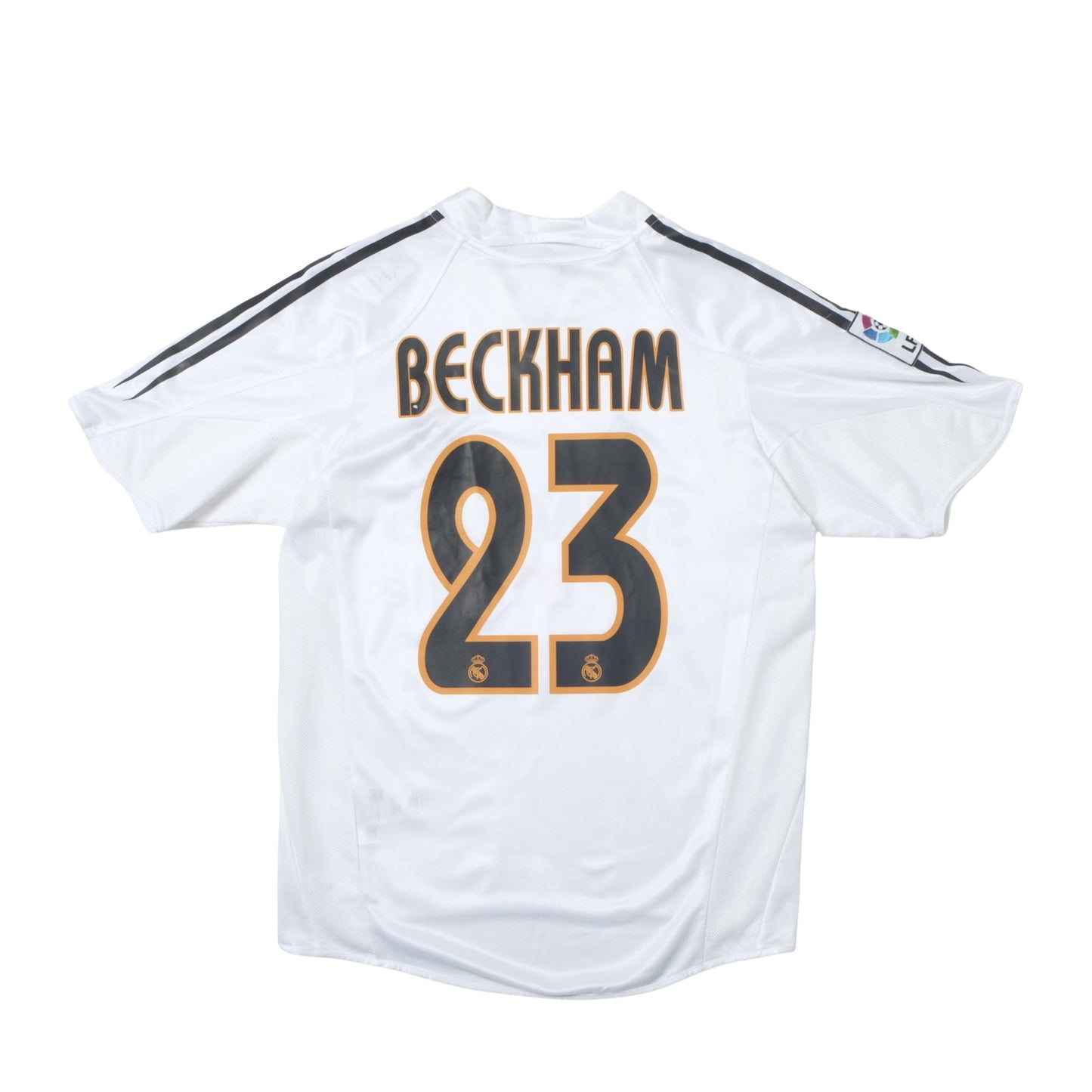 2004/05 Real Madrid Home Shirt Adidas Beckham (S/M)