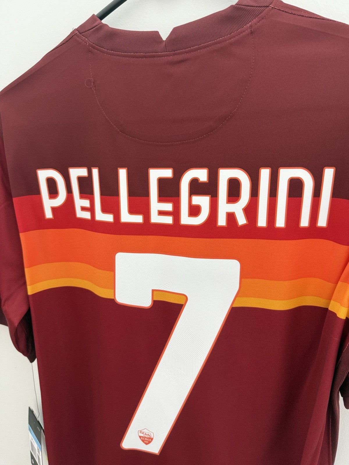 AS Roma Pellegrini #7 2020/21 Medium Home Shirt Nike BNWT CD4248-614