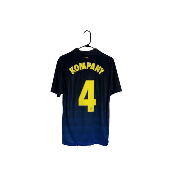 Manchester City Kompany #4 2014/15 Medium Away Very Good Condition 611051-476