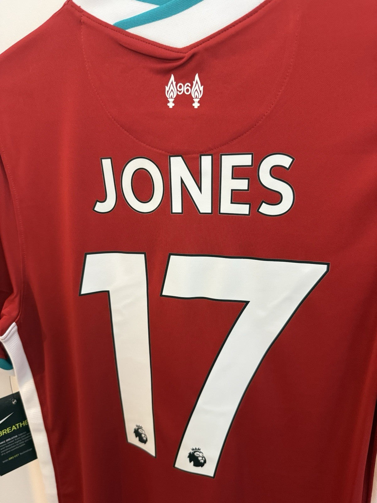 Liverpool Jones #17 2020/21 Small Home Shirt Nike BNWT CZ2636-687