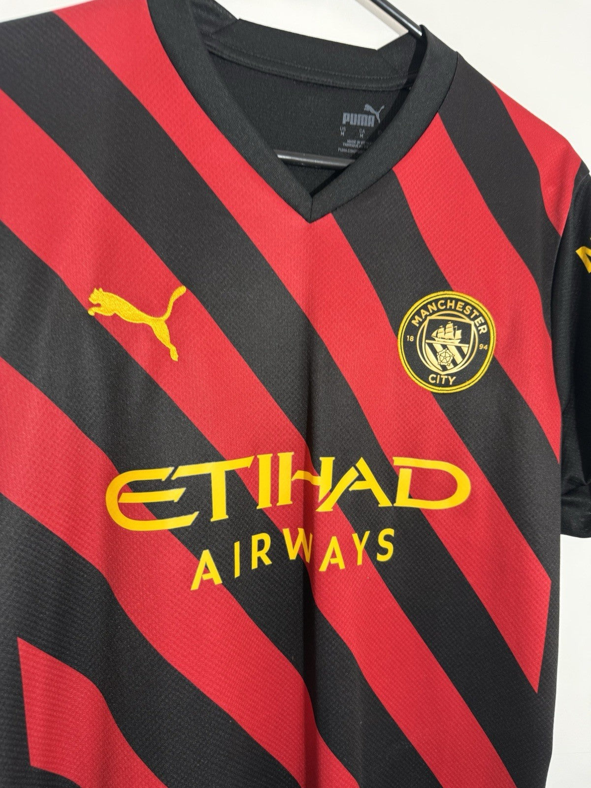 Manchester City Haaland #9 2022/23 Medium Away Excellent Condition 765722-02
