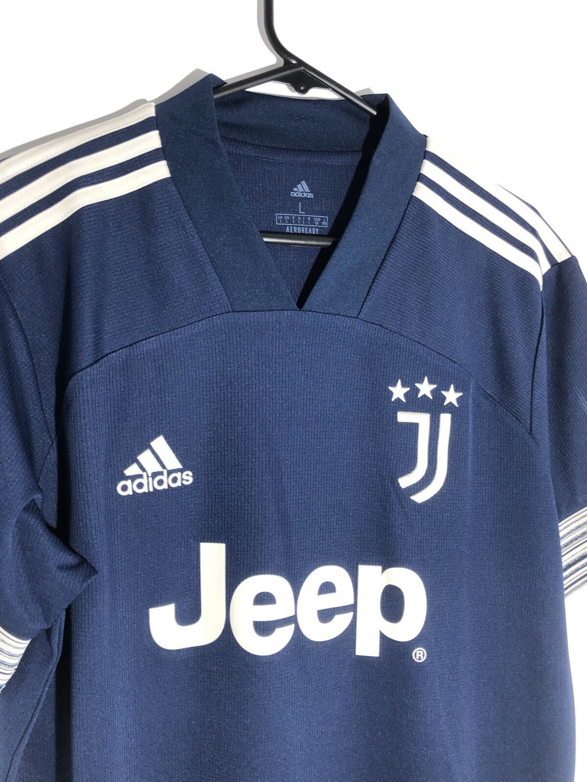 Juventus De Ligt #4 2020/21 Large Away Shirt Adidas Excellent Condition GC9087