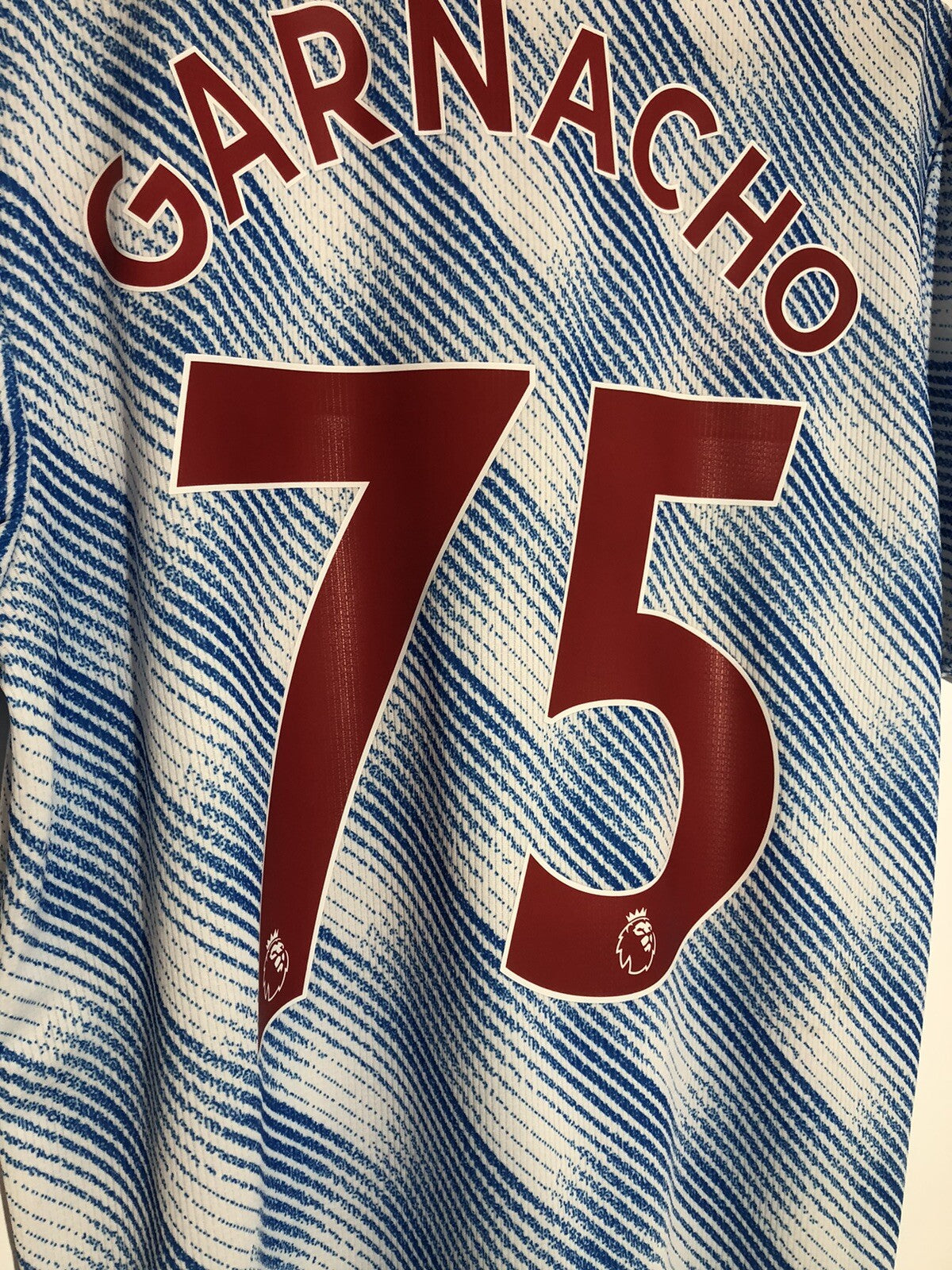Manchester United Garnacho #75 2021/22 Medium Away Excellent Condition GM4622