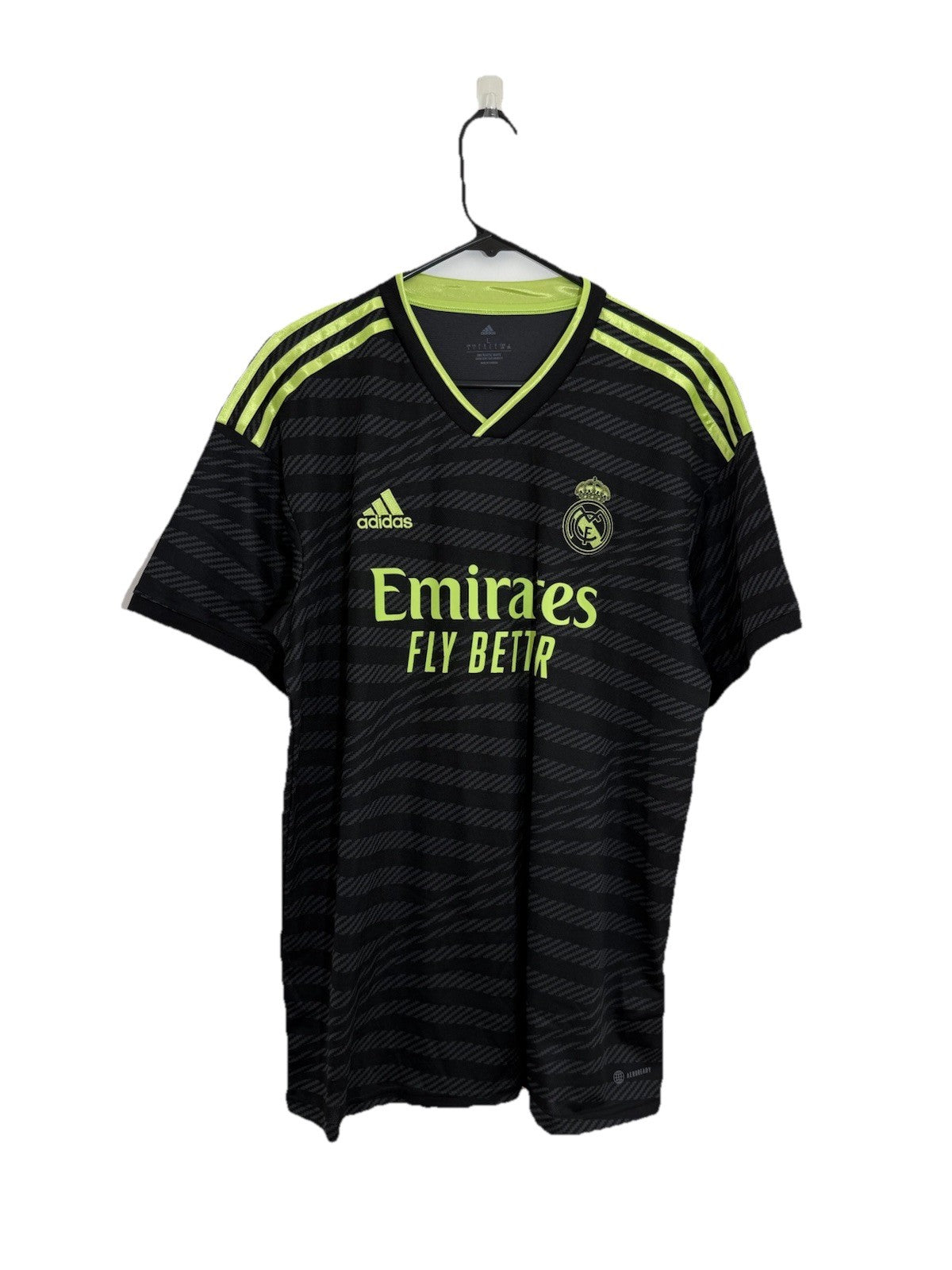 Real Madrid Benzema #9 2022/23 3rd Large Shirt Adidas BNWT HI1656