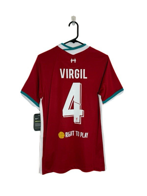 Liverpool Virgil #4 Small 2020/21 Home Shirt BNWT CZ2636-687