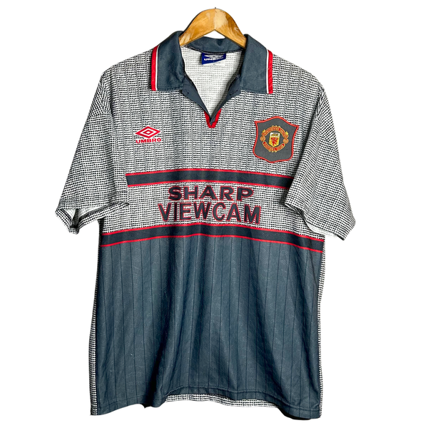 1995-96 Manchester United Away Shirt - L