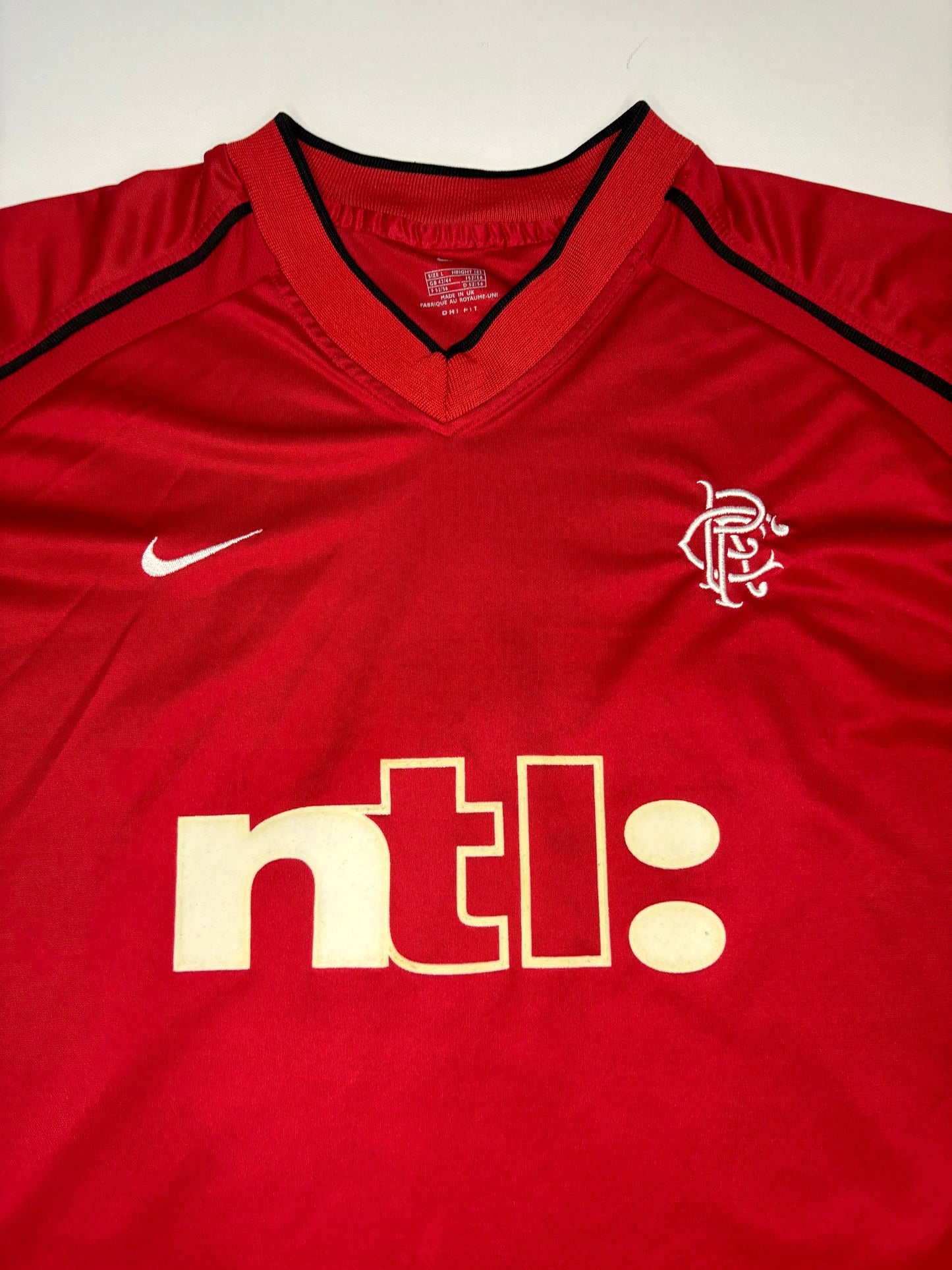 Rangers Third Shirt 2000/01 (L) R de Boer 14