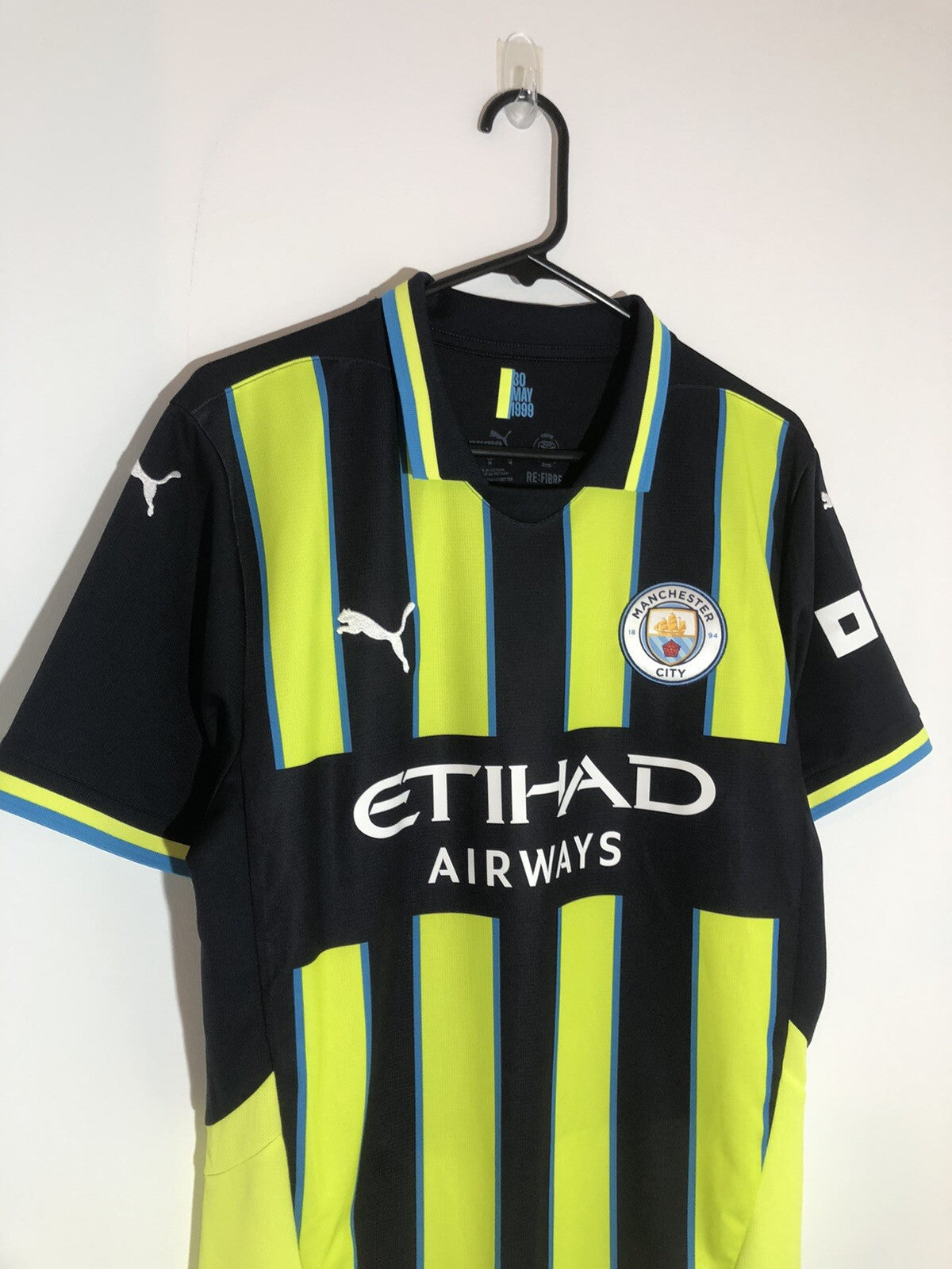 Manchester City Bernardo #20 2024/25 Medium Away Excellent Condition 775086-02