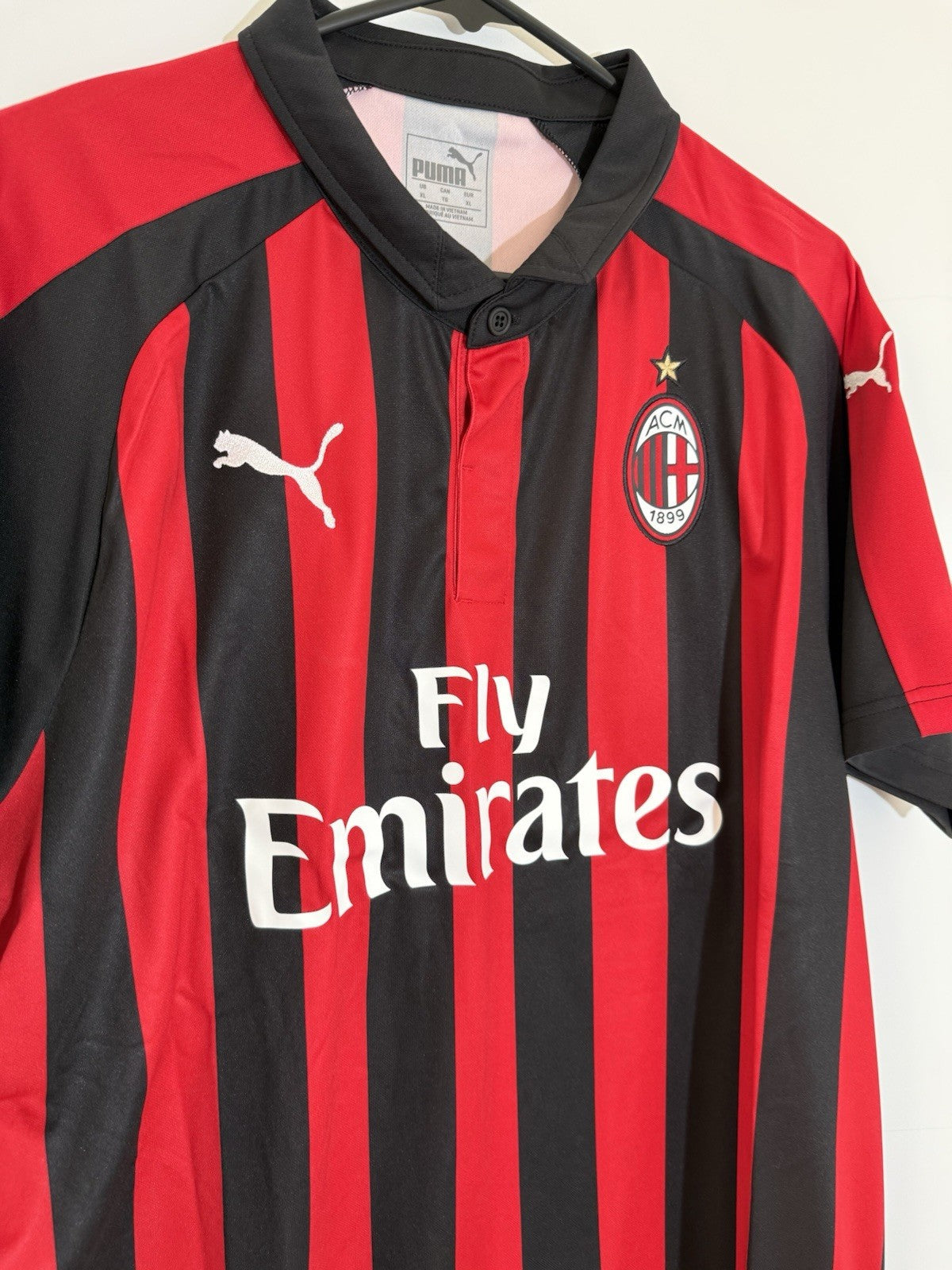 AC Milan 2018/19 XL Home Shirt Puma BNWT 754419-06