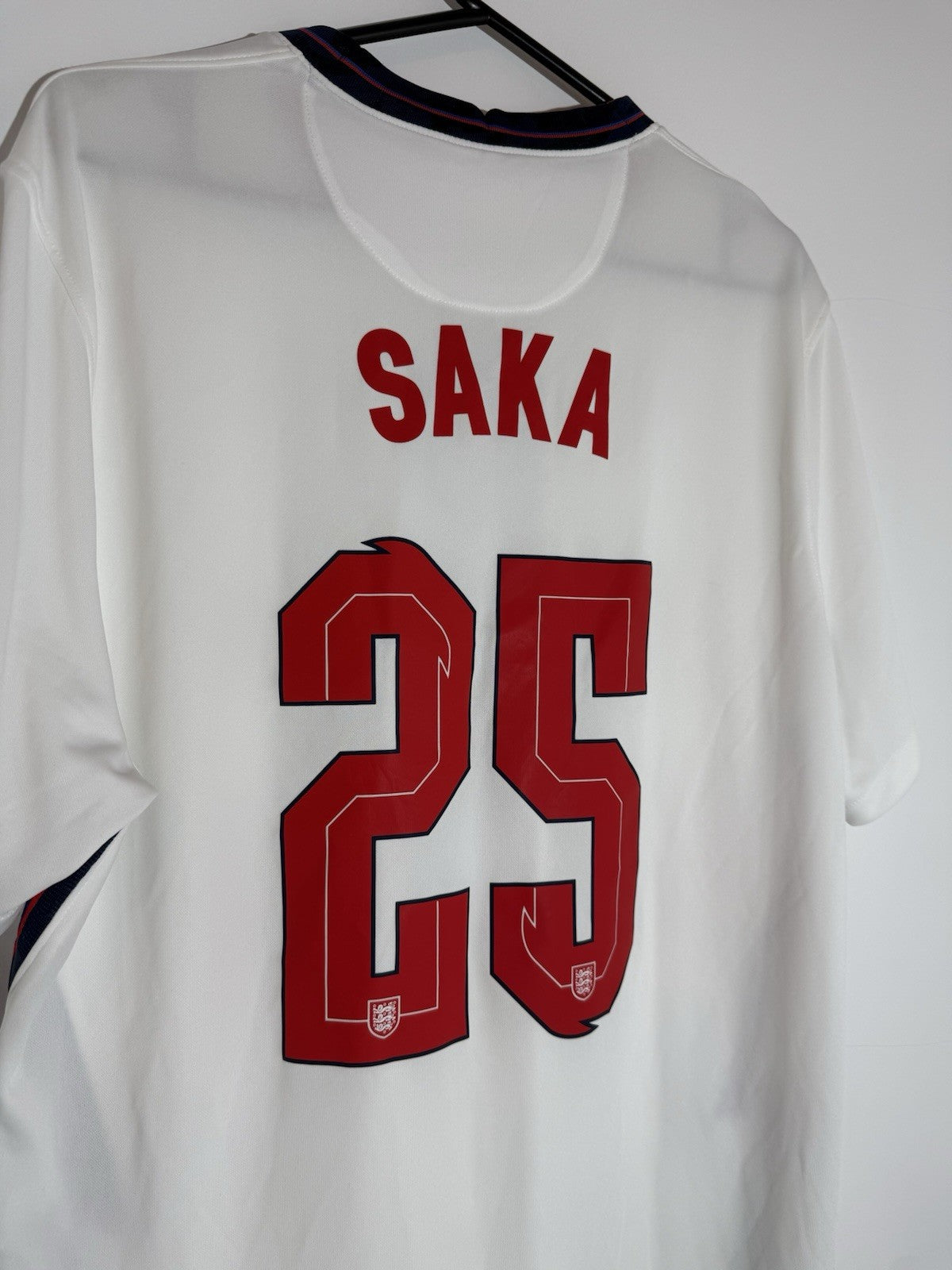 England Saka #25 2020 XL Home Shirt Excellent Condition CD0697-100