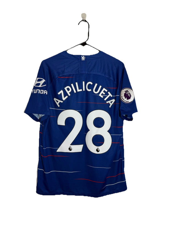 Chelsea Azpilicueta #28 2018/19 Large Home Shirt Excellent Condition 919009-496