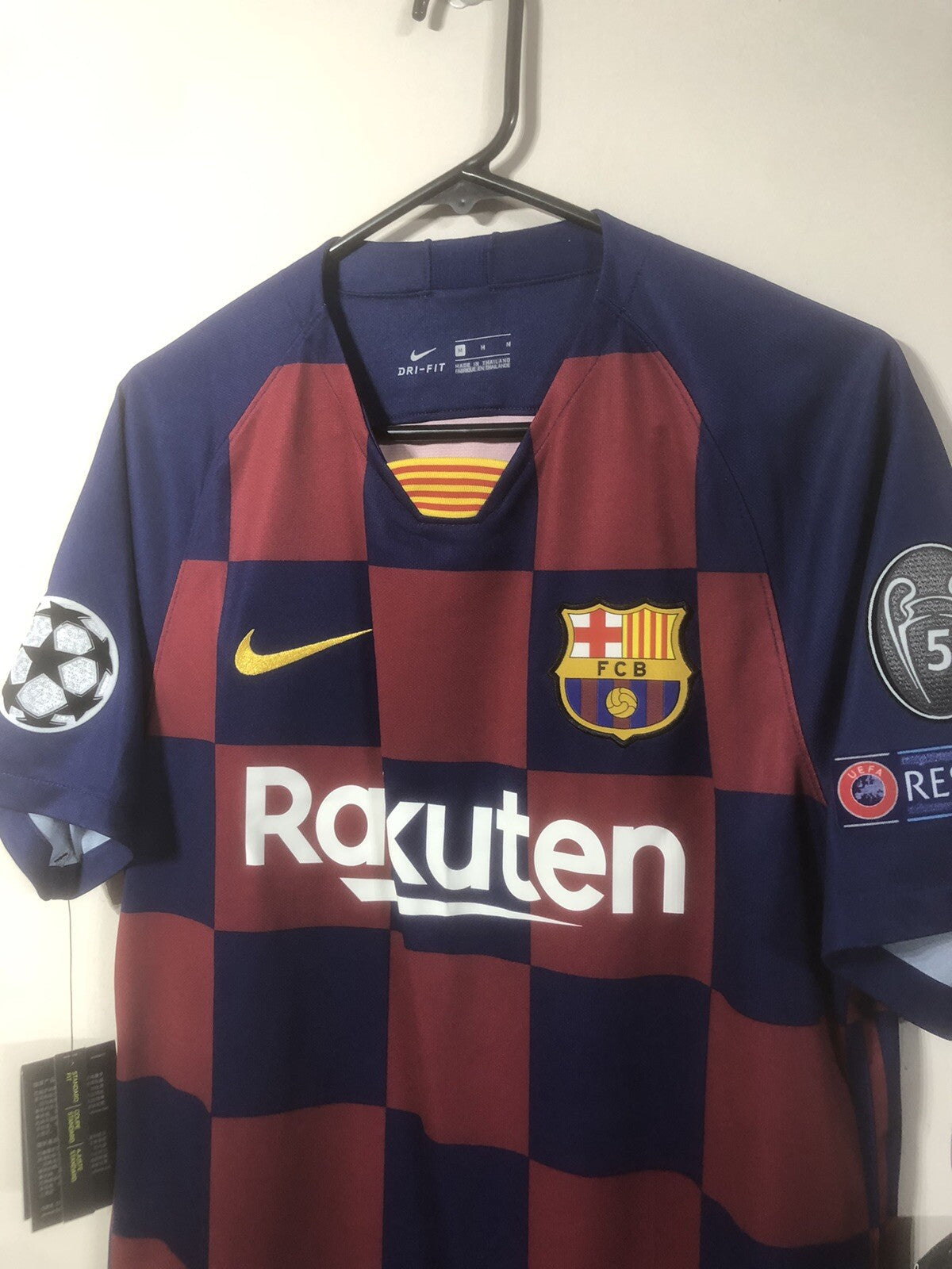 Barcelona Griezmann #17 2019/20 Medium Champions League Home BNWT AJ5532-455