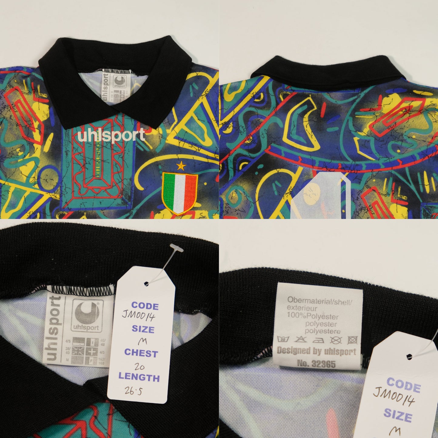 1988/89 Inter Milan Goalkeeper Shirt Uhlsport (M)