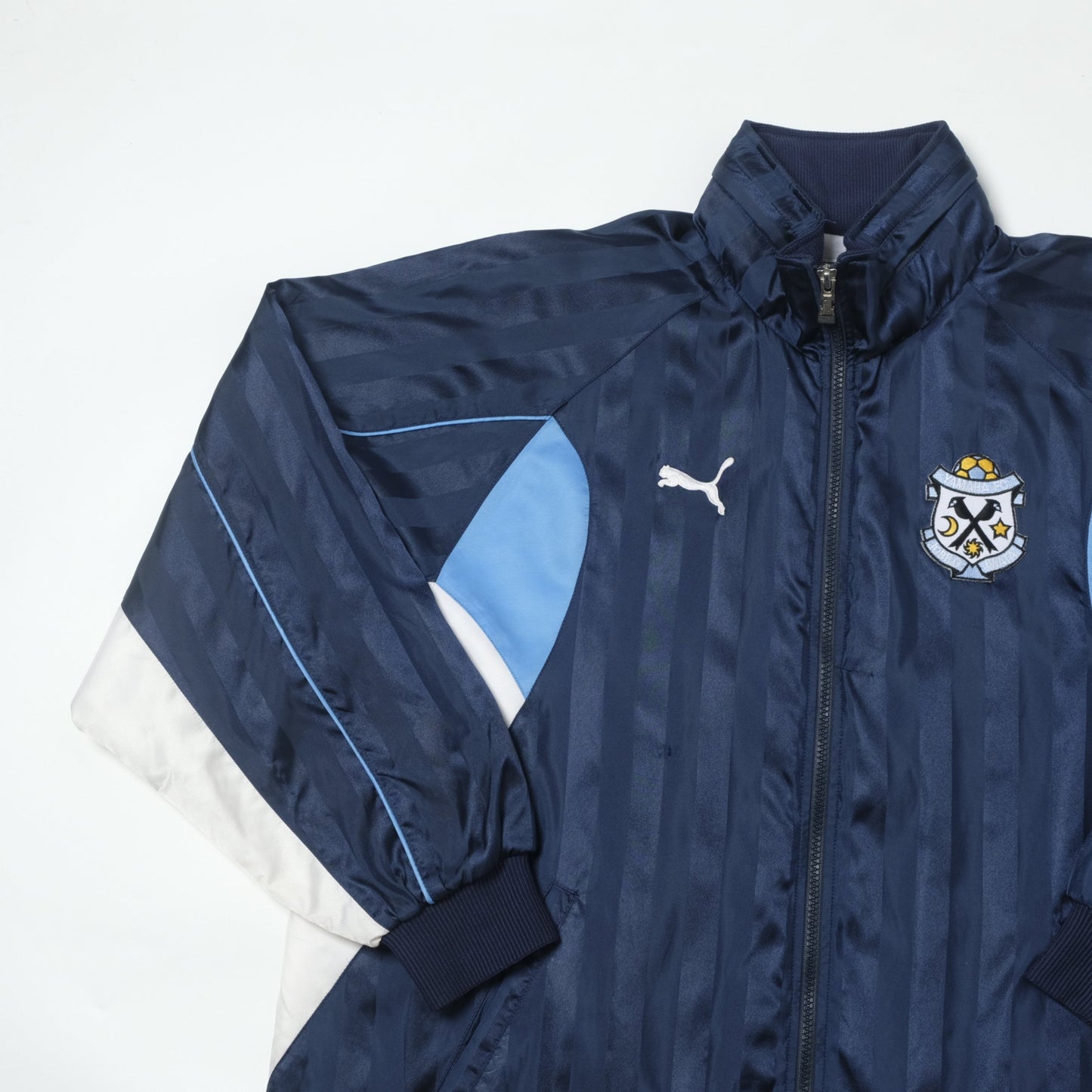 1990s Jubilo Iwata Football Jacket J-League Puma Player Spec (L/XL)