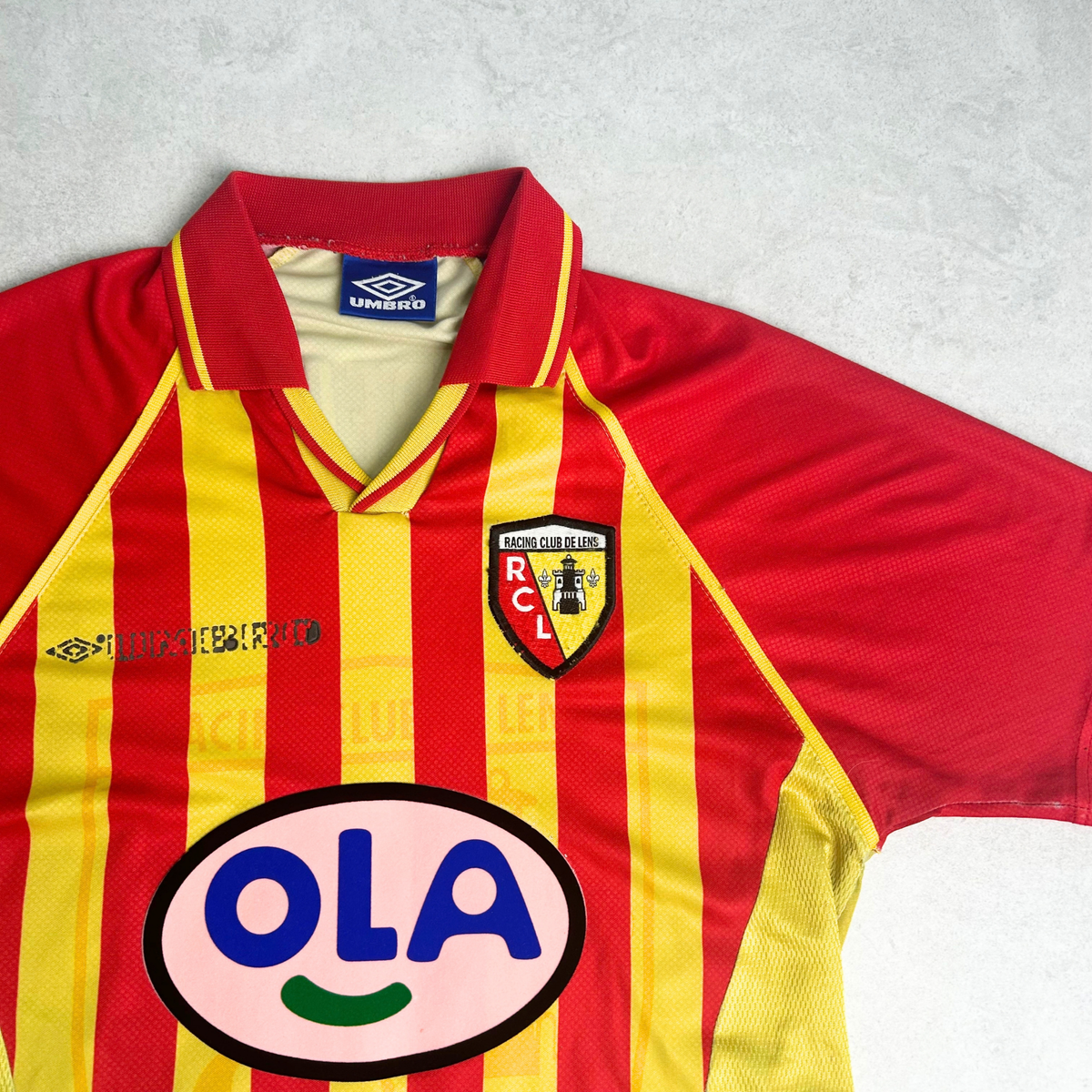 1998/1999 Lens Home Shirt Umbro Vairelles (M)