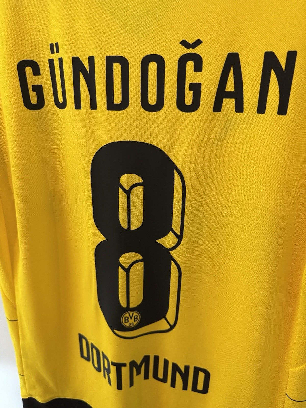 Borussia Dortmund Gundogan #8 2015/16 Large Home Excellent Condition 747991