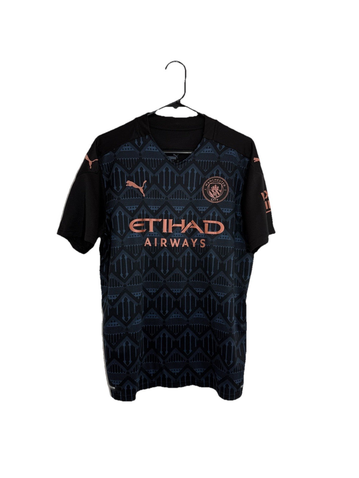 Man City De Bruyne #17 2020/21 Large Away Excellent Condition 757065-02