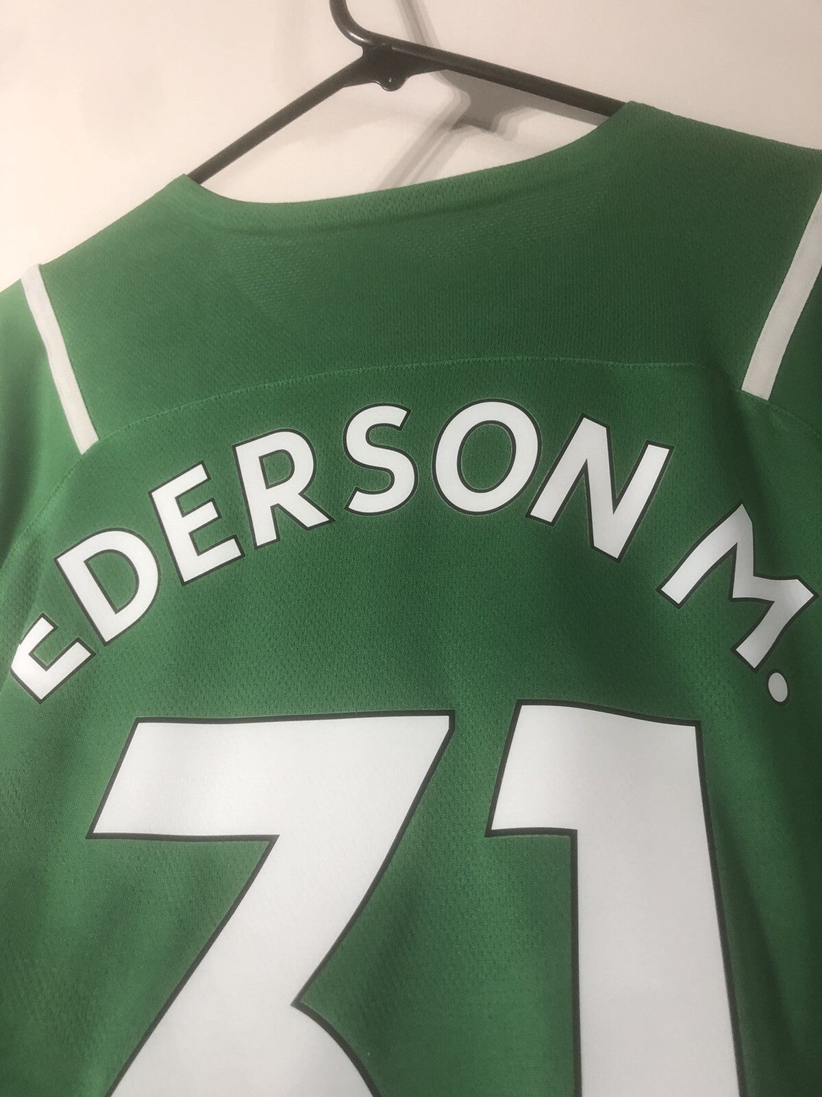 Man City Ederson M. #31 2021/22 Medium Away GK Excellent Condition 759185-51