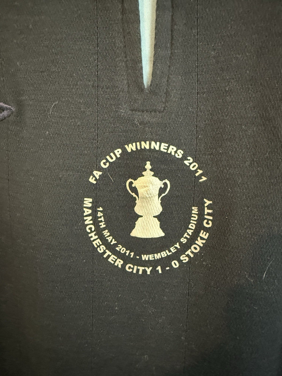 Manchester City Silva #21 2010/11 Small Away FA Cup Shirt Excellent Condition
